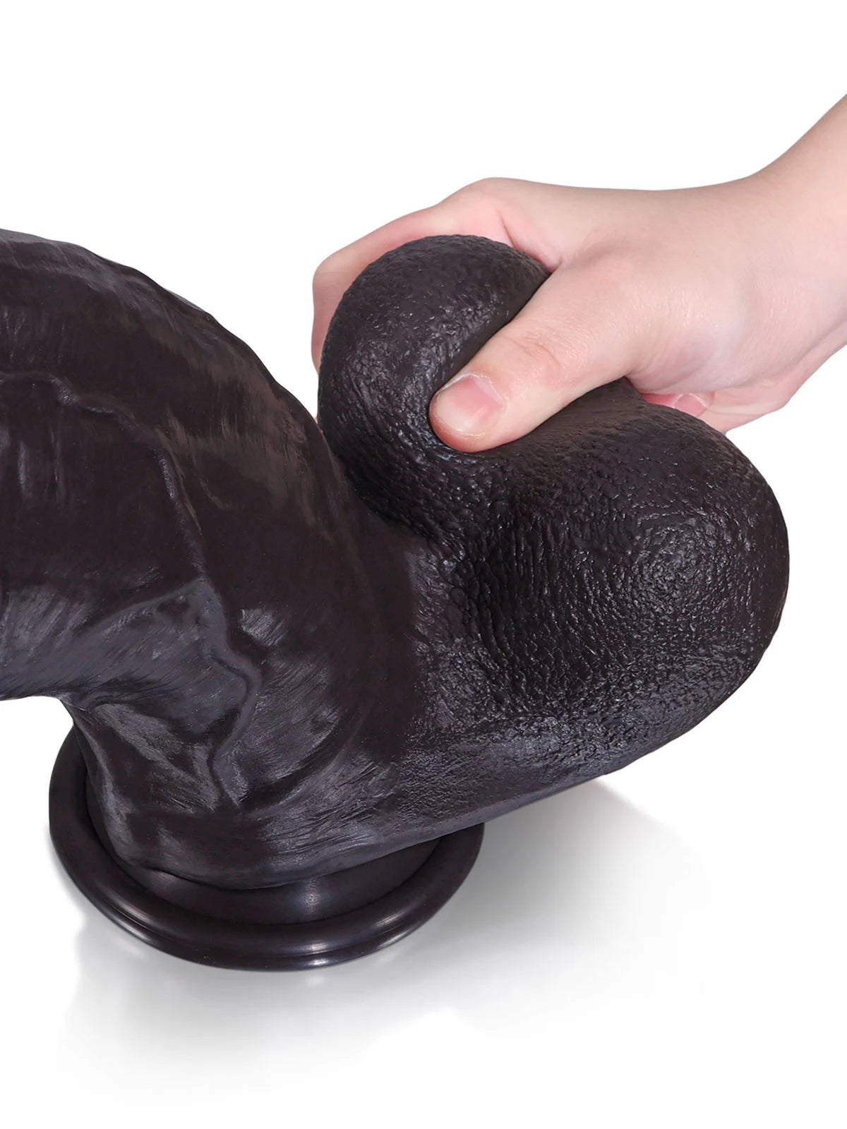 Diederik - Grote Zwarte Extra Dikke Realistische Dildo - 28 cm