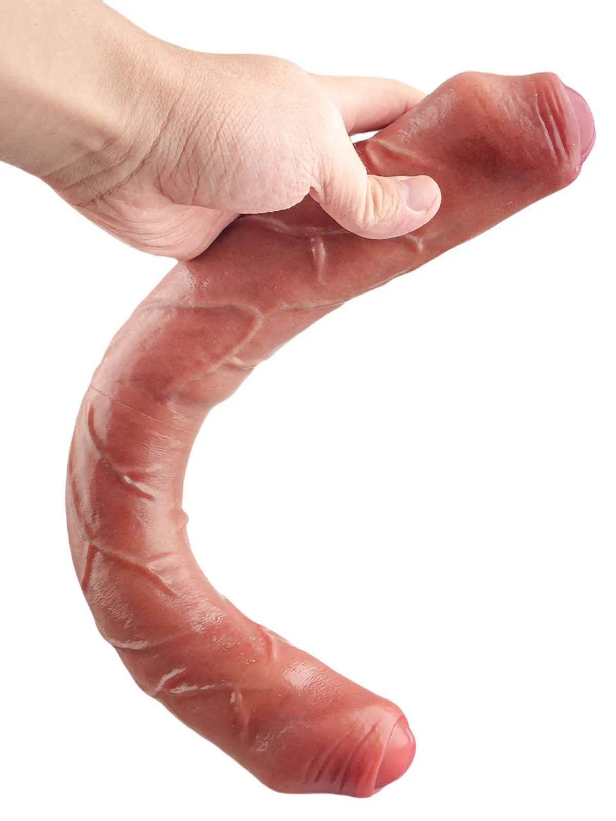 Dubbele Dildo met Schuivende Voorhuid