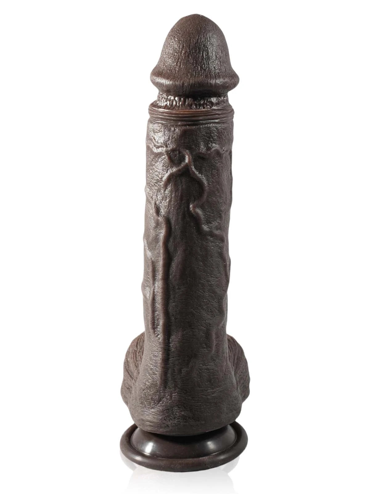 Stefan - Realistische Zwarte Dildo Met Zuignap - 26,5cm