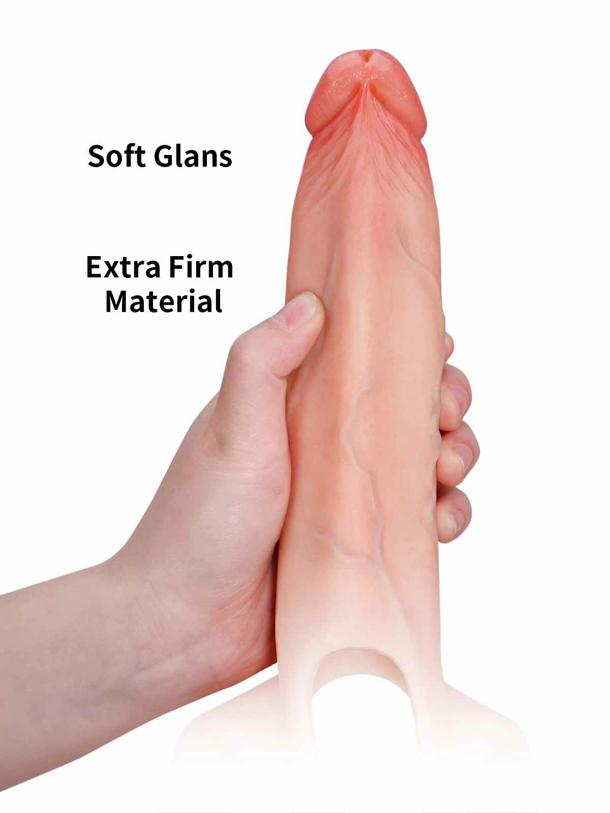 Emberfall - Holle Voorbinddildo (Strap-On) met Verlengend Effect - 19 cm