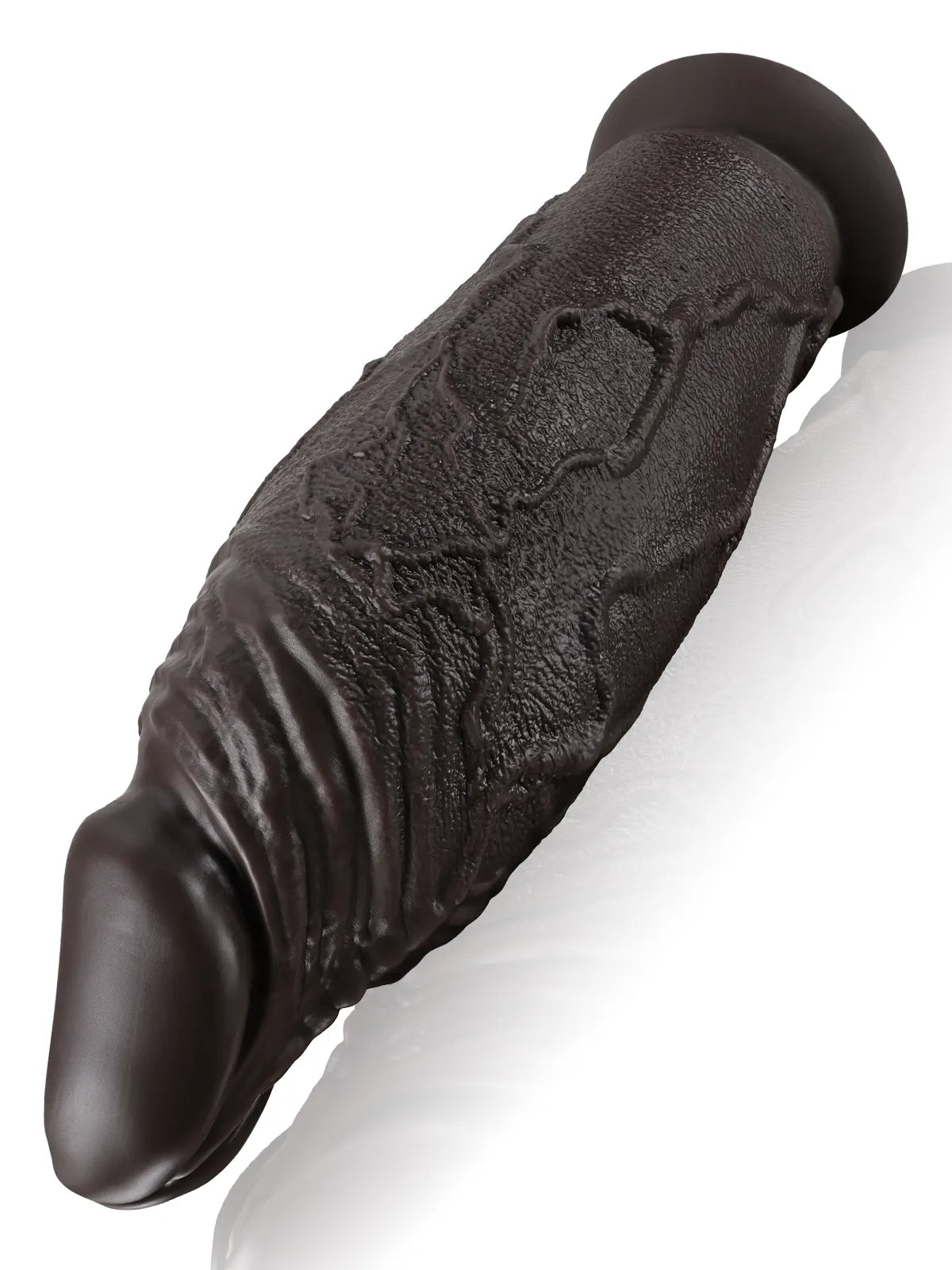 Floris - Grote Dikke Zwarte Extreme Anaal Dildo - 37,5 cm