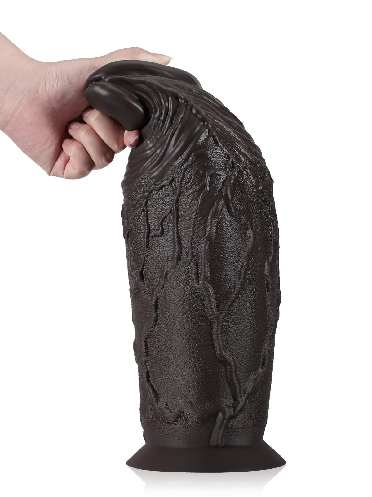 Floris - Grote Dikke Zwarte Extreme Anaal Dildo - 37,5 cm