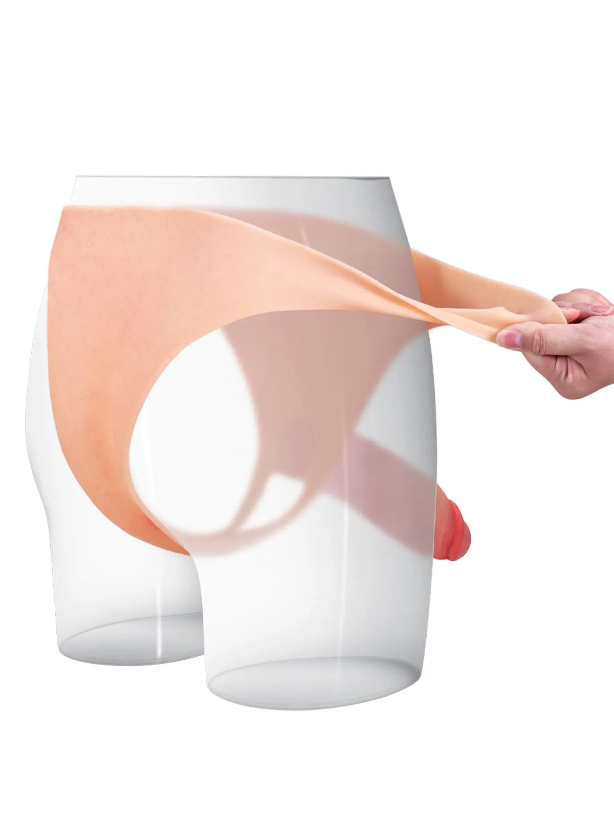 Joost - Holle Voorbinddildo met Penisverlenging (Strap-On Sleeve voor ED) - 20 cm