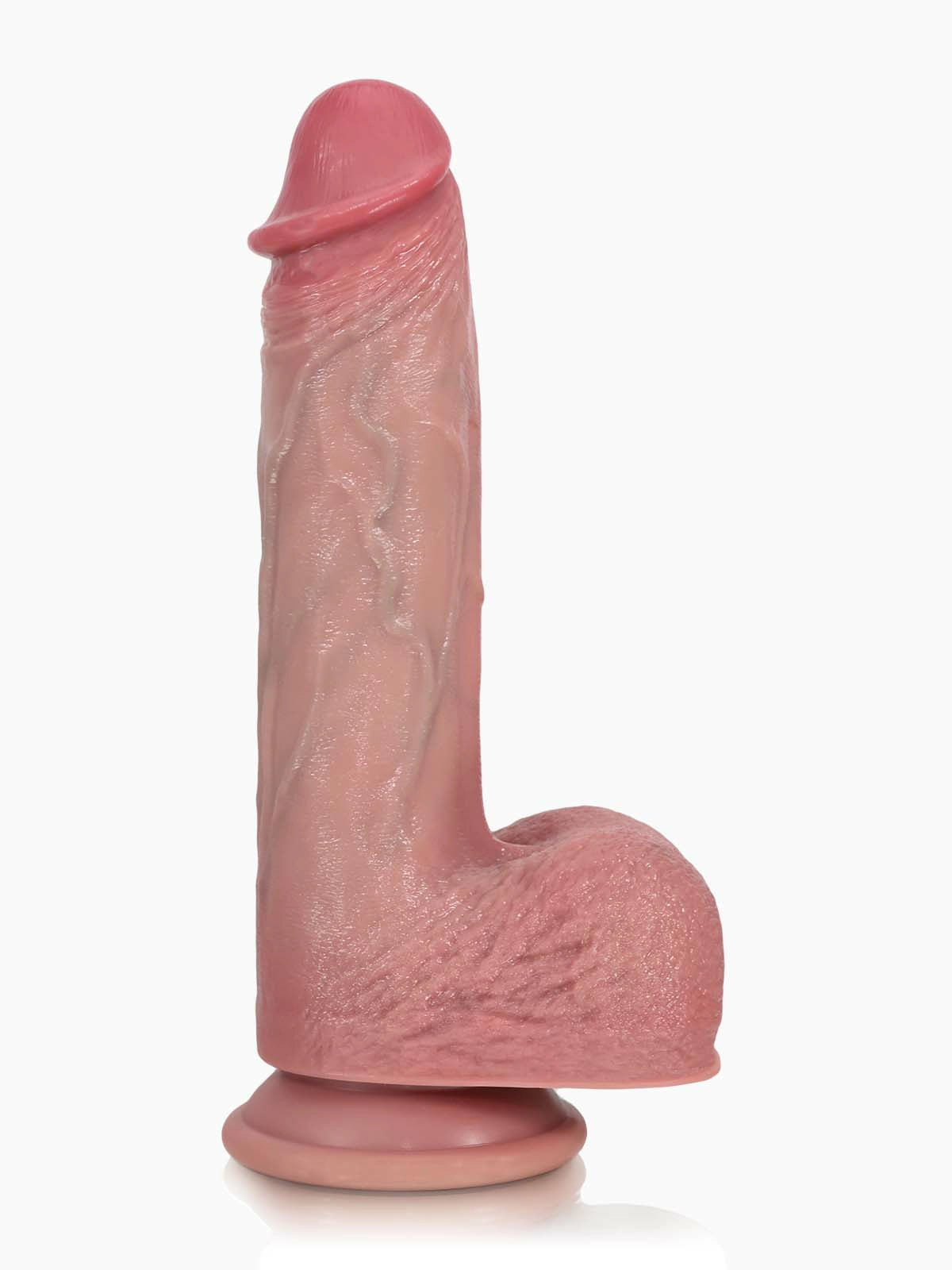 Leong - Vibrerende Stotende Dildo met Geplooide Textuur - 22,4 cm