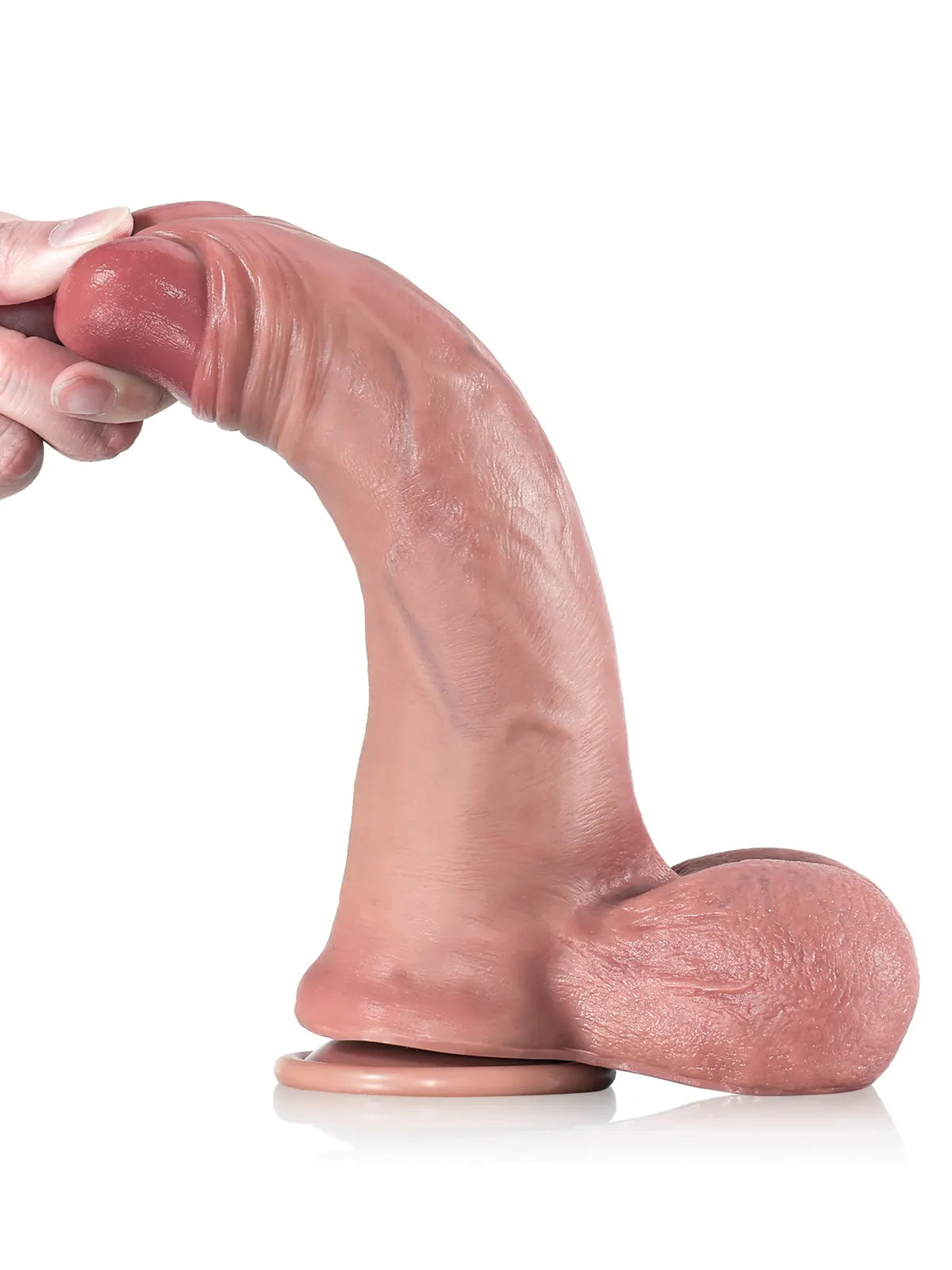 Realistische Siliconen Zwarte Dildo
