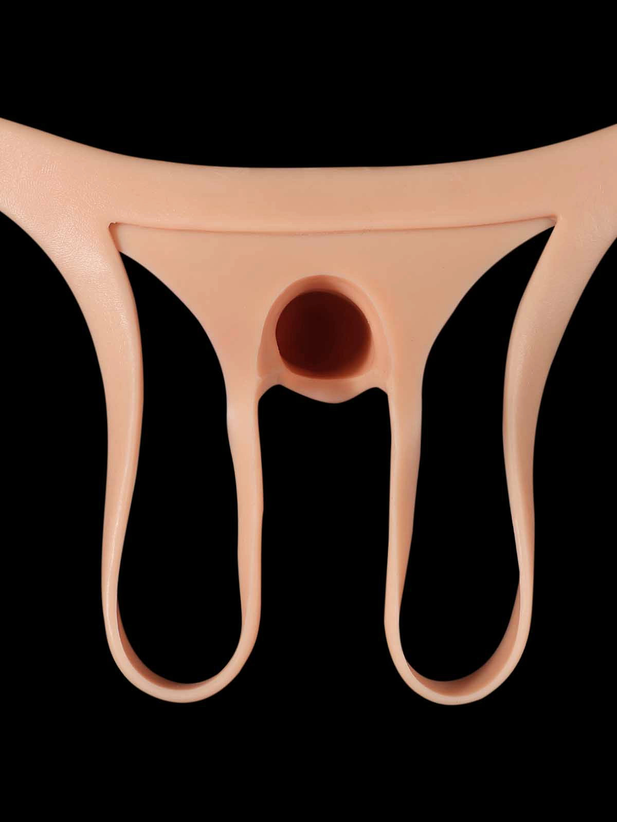 Seraphine - Holle Voorbinddildo (Strap-On) · Penisverlenging & Erectiehulp - 21 cm