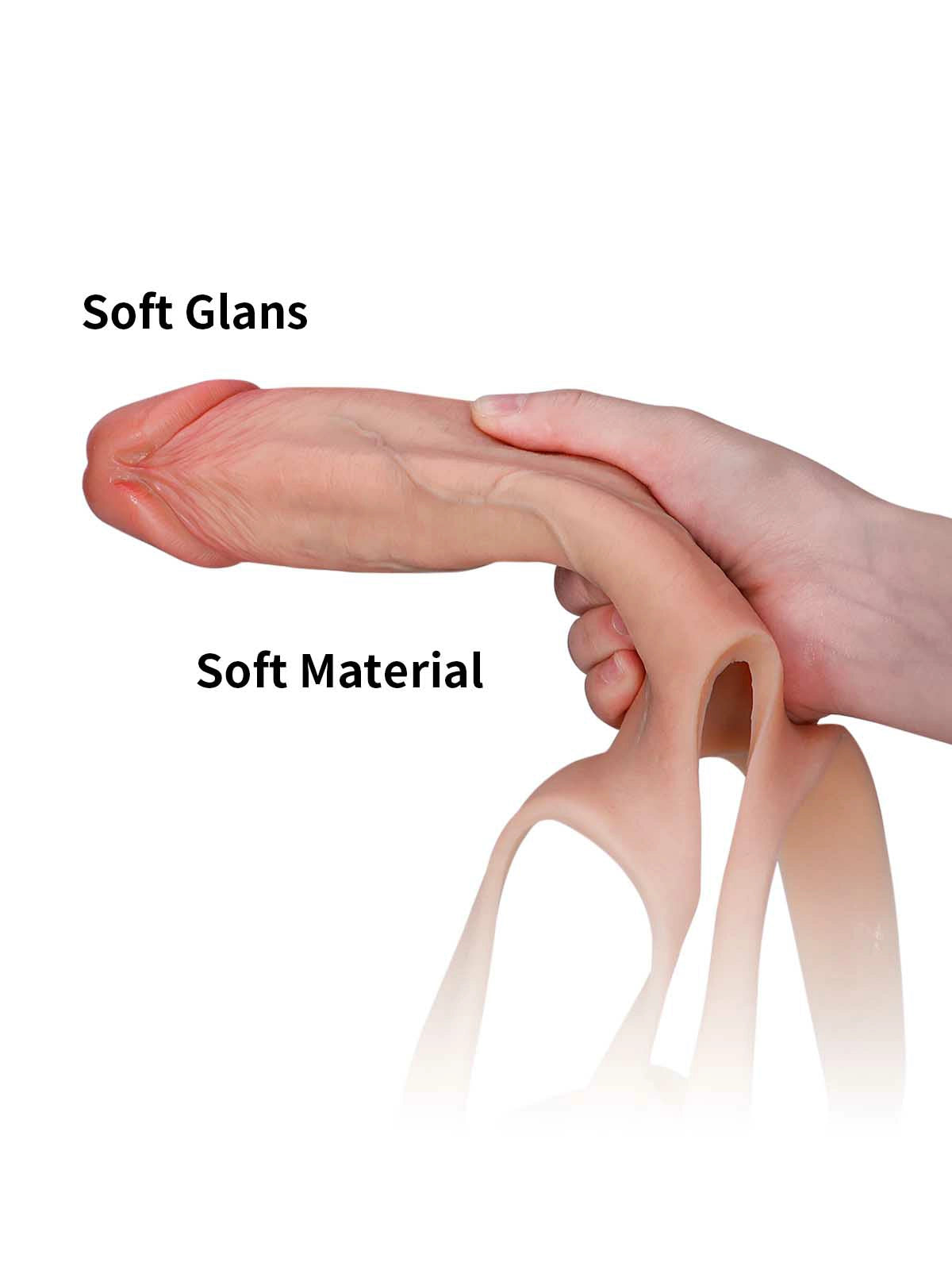 Seraphine - Holle Voorbinddildo (Strap-On) · Penisverlenging & Erectiehulp - 21 cm