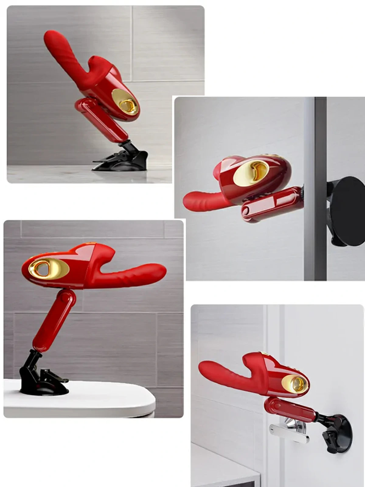 Sex Machine Met Zuigen, Stoten, Trillen & Verwarmen