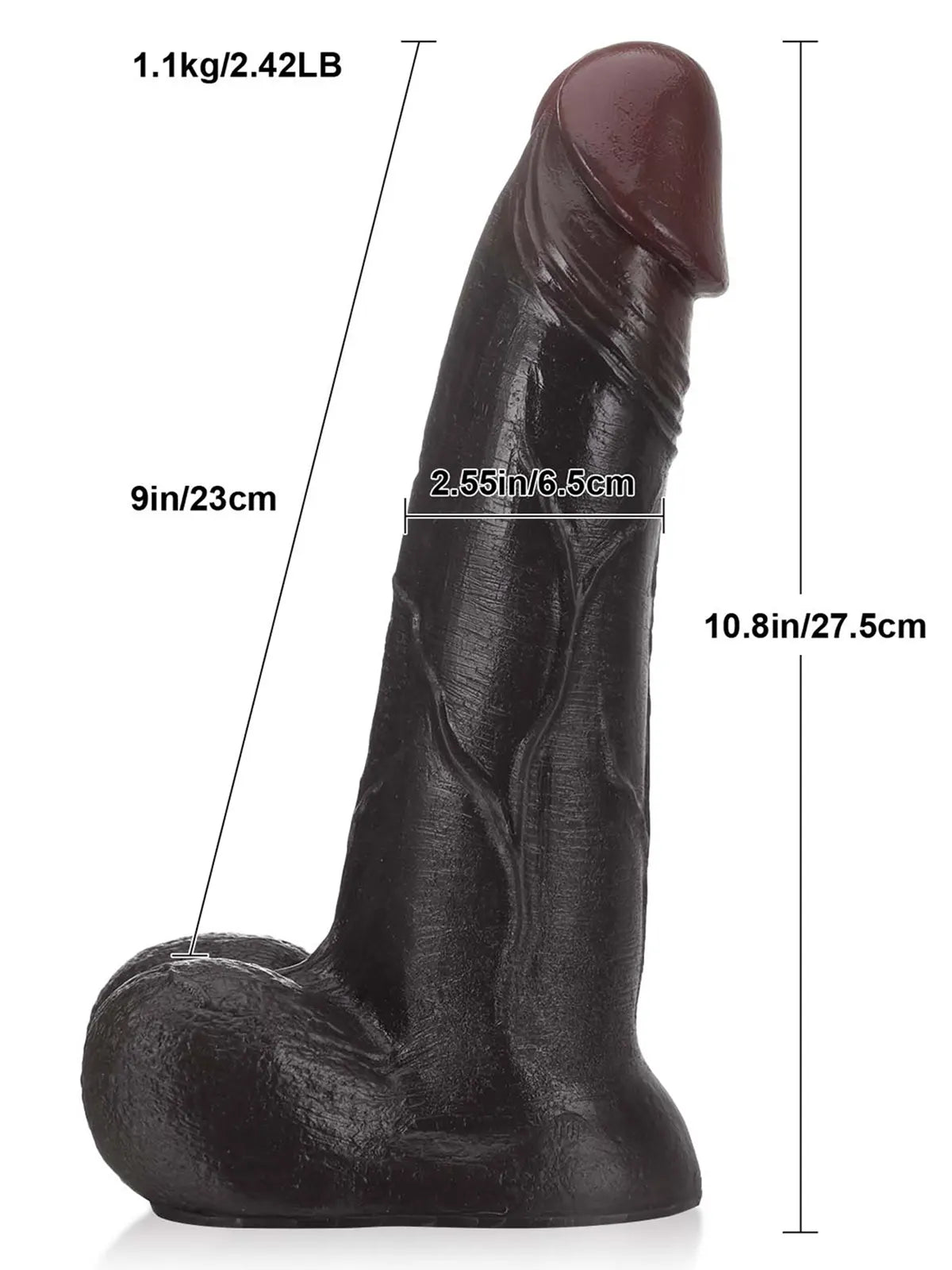 Sliding Skin Vac U Lock Dildo
