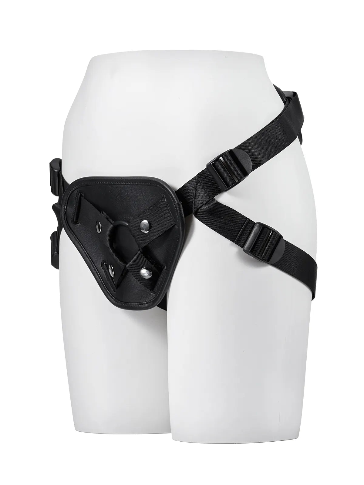 Zwarte Strap met 3 Maten Ringen