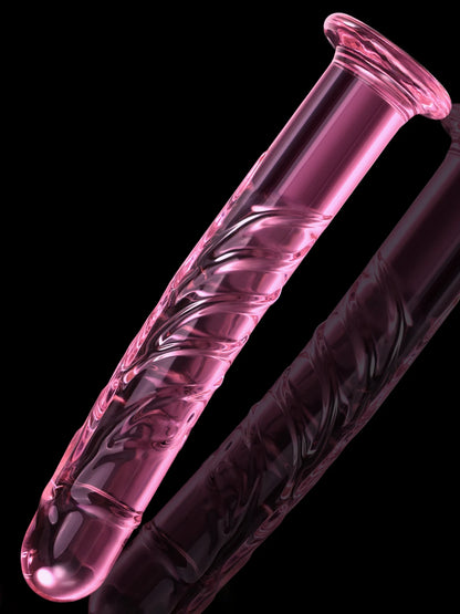 Roze Anale Glazen Dildo