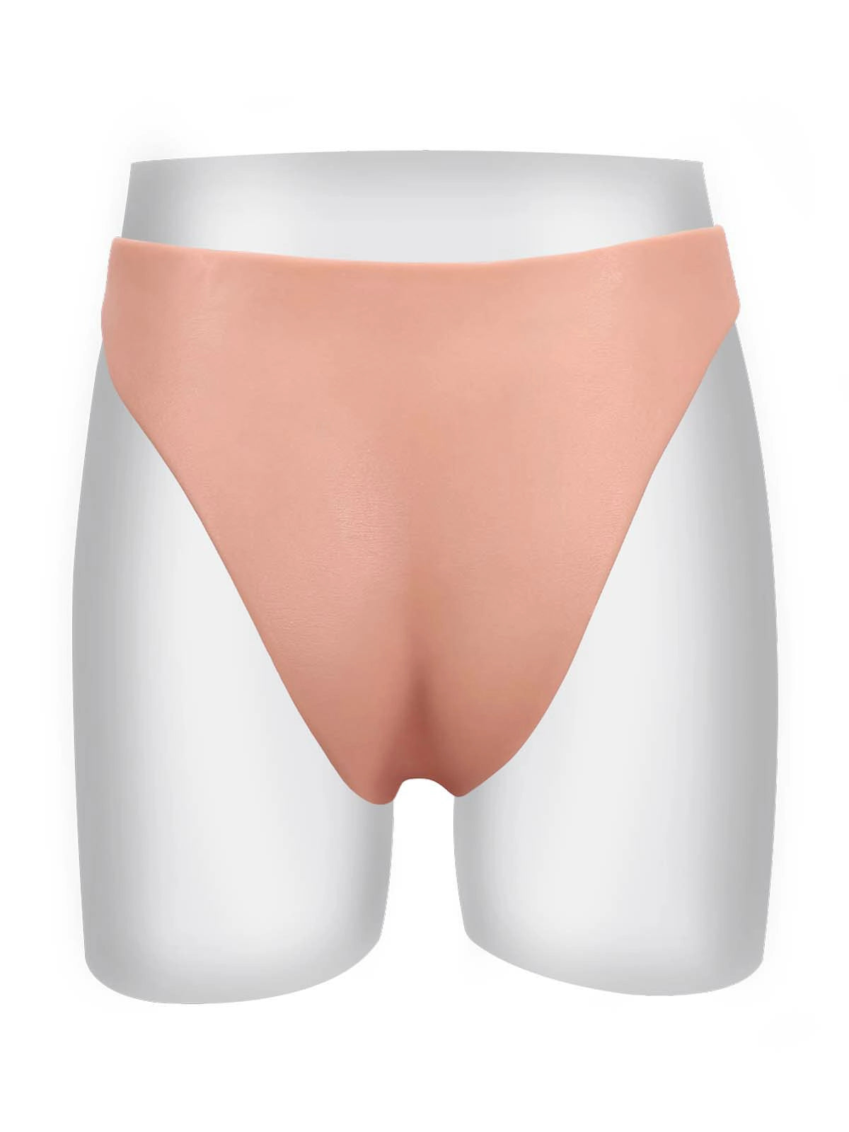 Arno - Siliconen Slip Voorbind met Kleine Realistische Dildo - 14,7 cm
