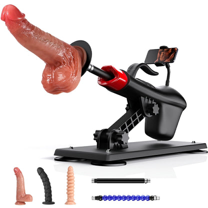 Atlas - Complete Seksmachine Set met Omkeerbare Montage