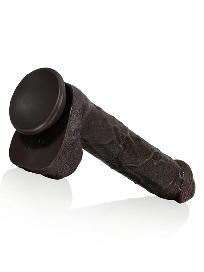 Becker - Realistische Automatische Dildo met Bewegende en Vibrerende Functie - 28,7 cm