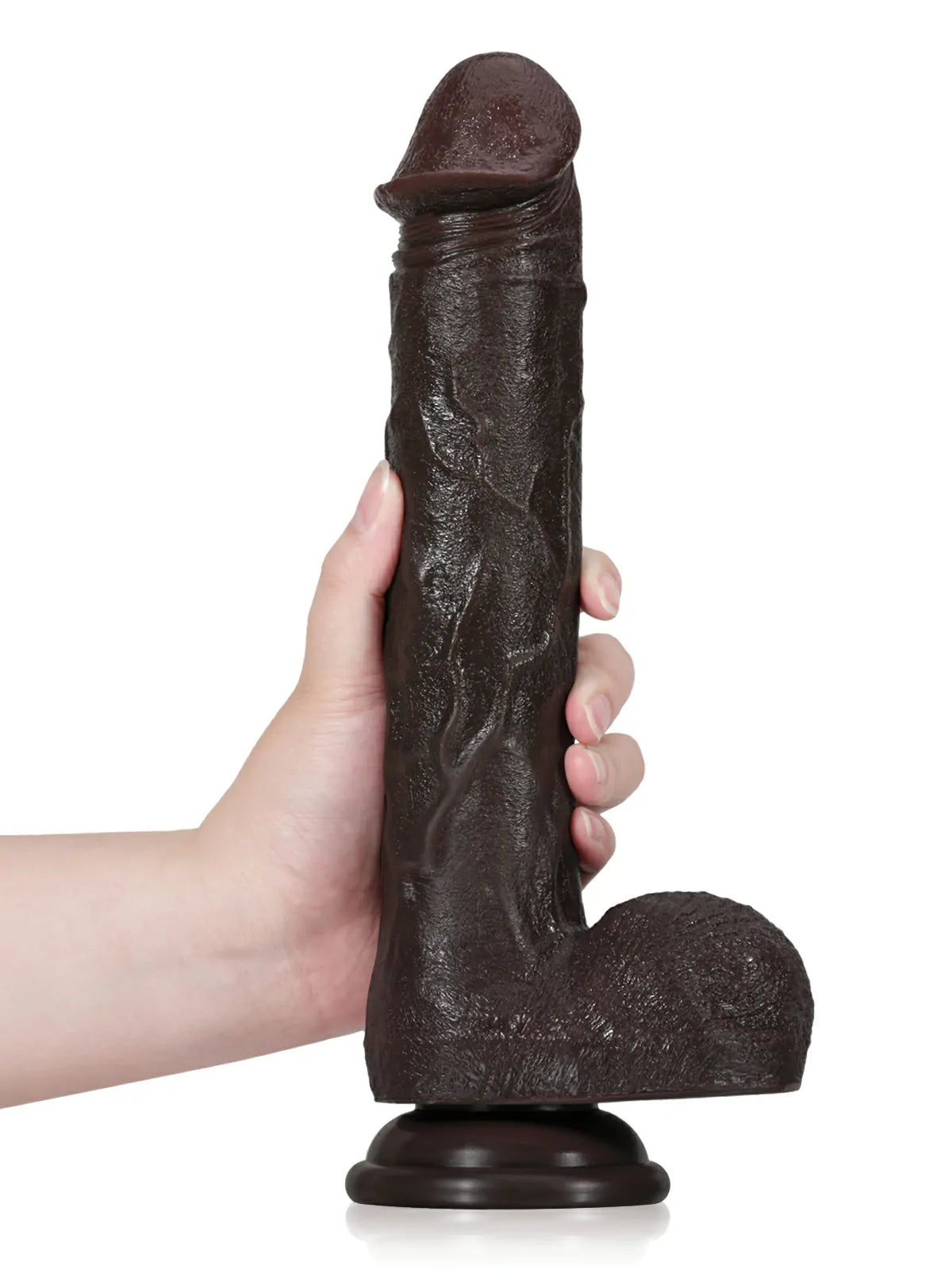 Becker - Realistische Automatische Dildo met Bewegende en Vibrerende Functie - 28,7 cm