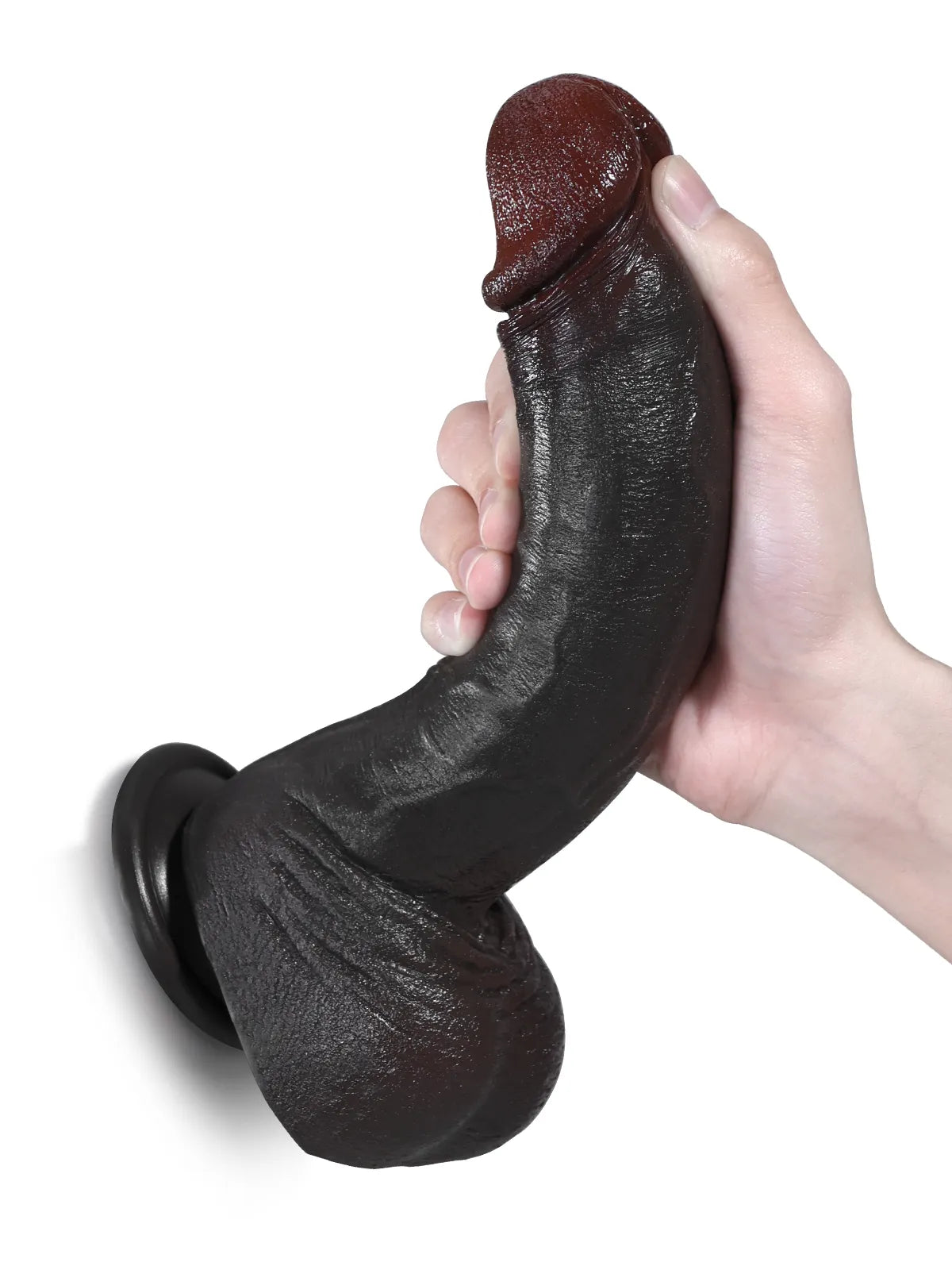 Brandon - Levensecht Grote Siliconen Dildo - 24,5cm
