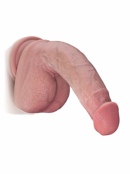 Daan - Realistische Beginnersdildo met Buigbare Metalen Kern - 20,8 cm