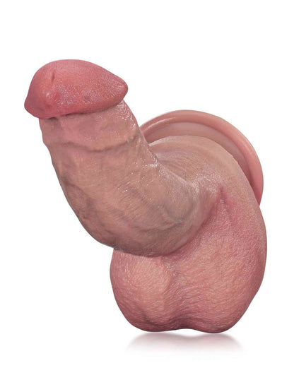 Daan - Realistische Beginnersdildo met Buigbare Metalen Kern - 20,8 cm