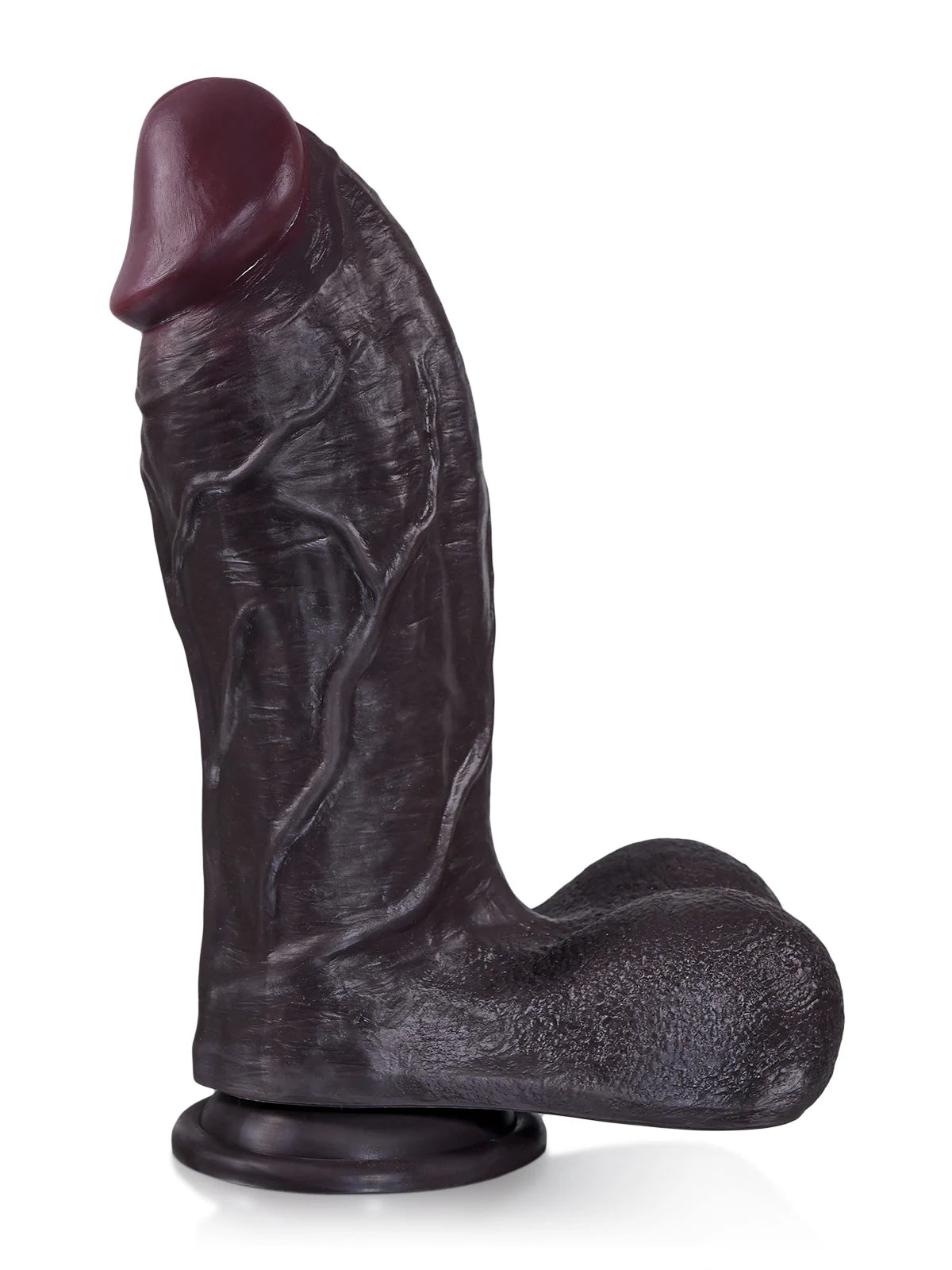 Diederik - Grote Zwarte Extra Dikke Realistische Dildo - 28 cm
