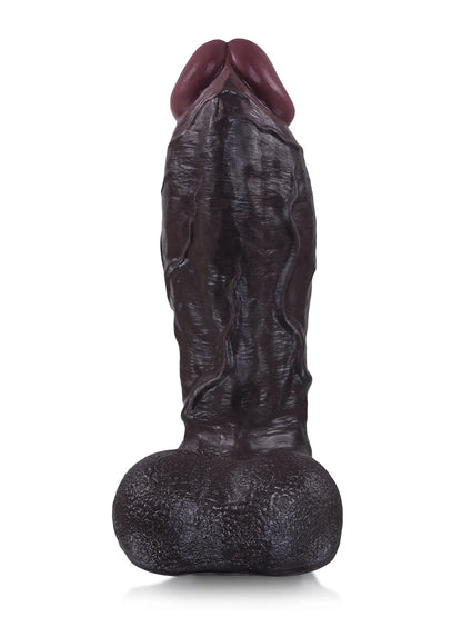 Diederik - Grote Zwarte Extra Dikke Realistische Dildo - 28 cm