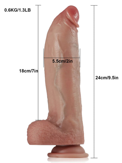 Dikke Pulserende Stotende Dildo