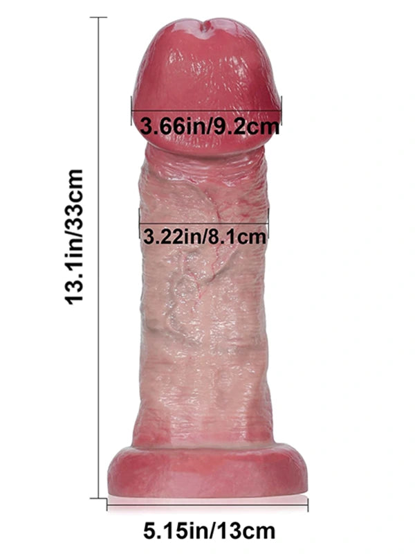 Wiebe - Extreem Dikke Siliconen Anaal Dildo - 33 cm