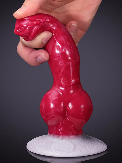 Levensechte Siliconen Dog Knot Dildo