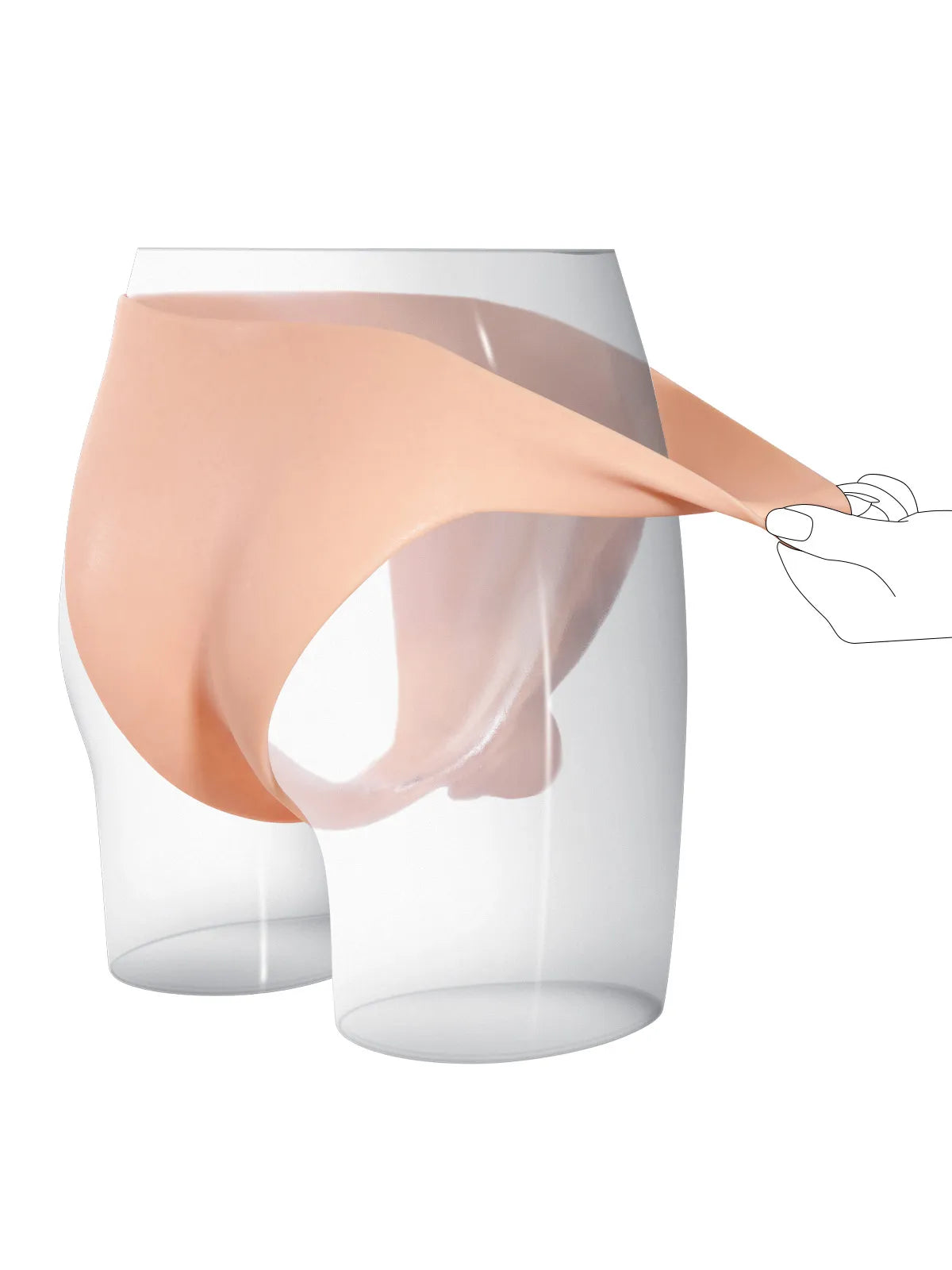 Draagbare Siliconen Strap-On Dildo met Stevige Schacht - Voor Lesbian Couples