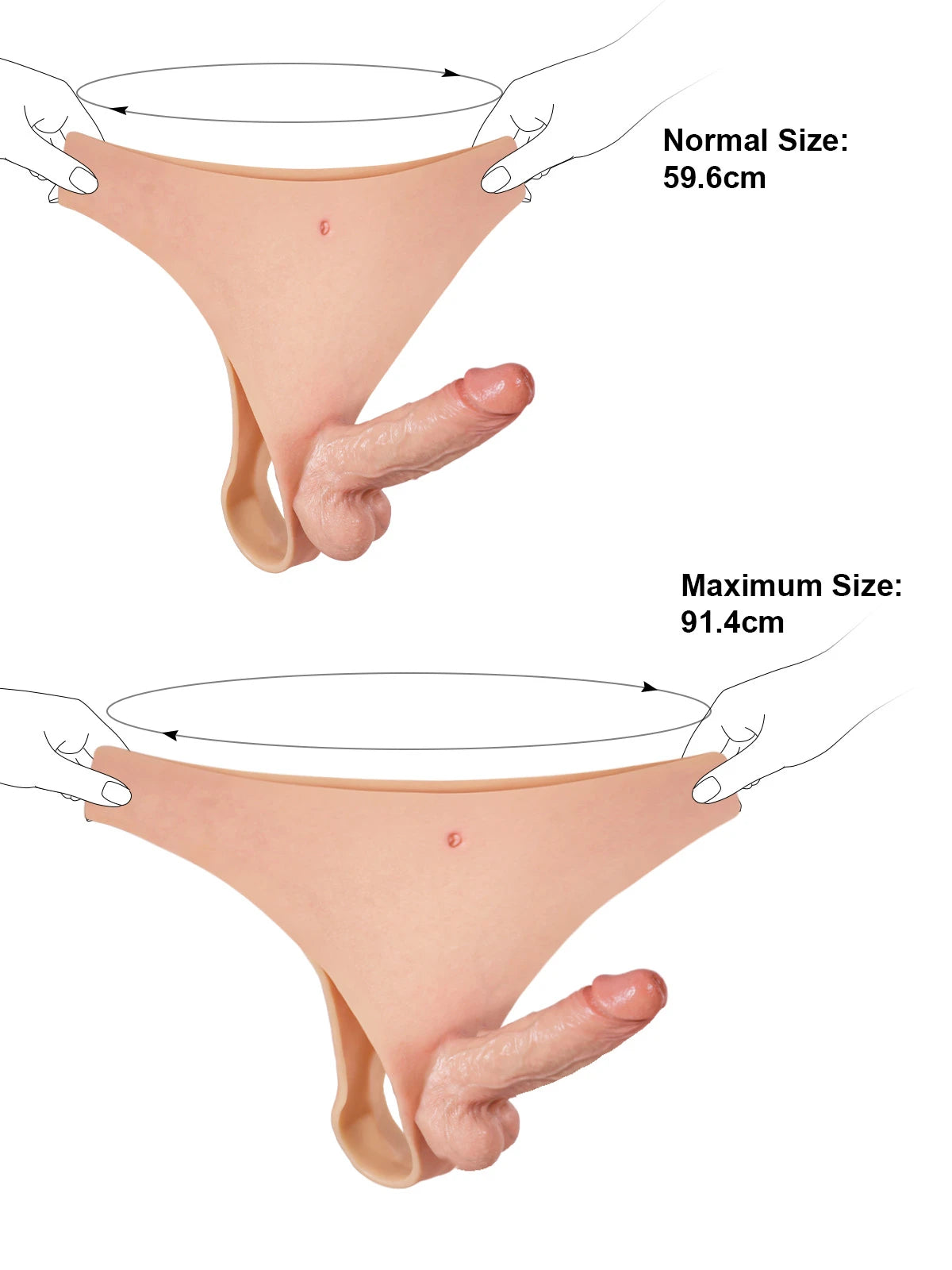 Draagbare Siliconen Strap-On Dildo met Stevige Schacht - Ideaal voor Lesbian Couples