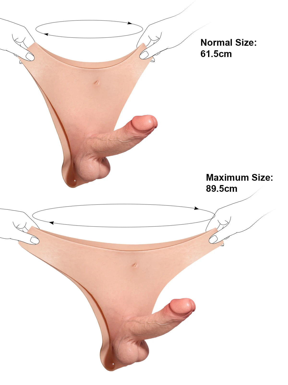 Draagbare Siliconen Strap-On Dildo met Stevige Schacht - Voor Lesbian Couples