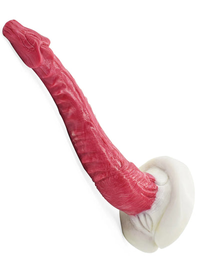Maurits - Dragon Dildo Met Drakenhuidtextuur - 26.5 cm