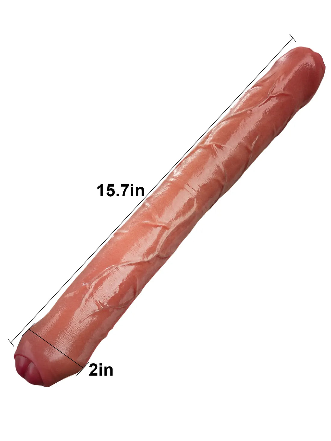Dubbele Dildo met Schuivende Voorhuid