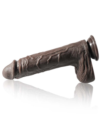 Edwin - Stotende Dildo Met Uitgesproken Aders - 26,5 cm