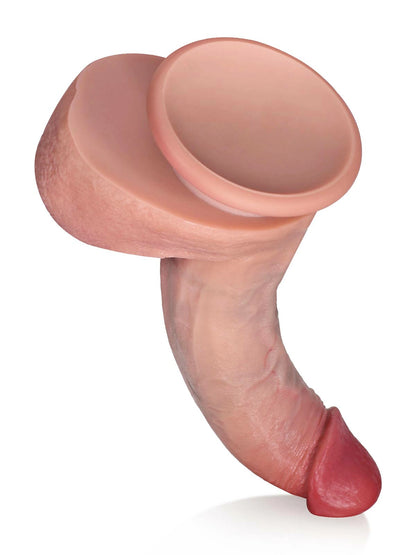 Elliot - Realistische Dildo met Gedetailleerde Textuur voor Beginners - 19,5 cm