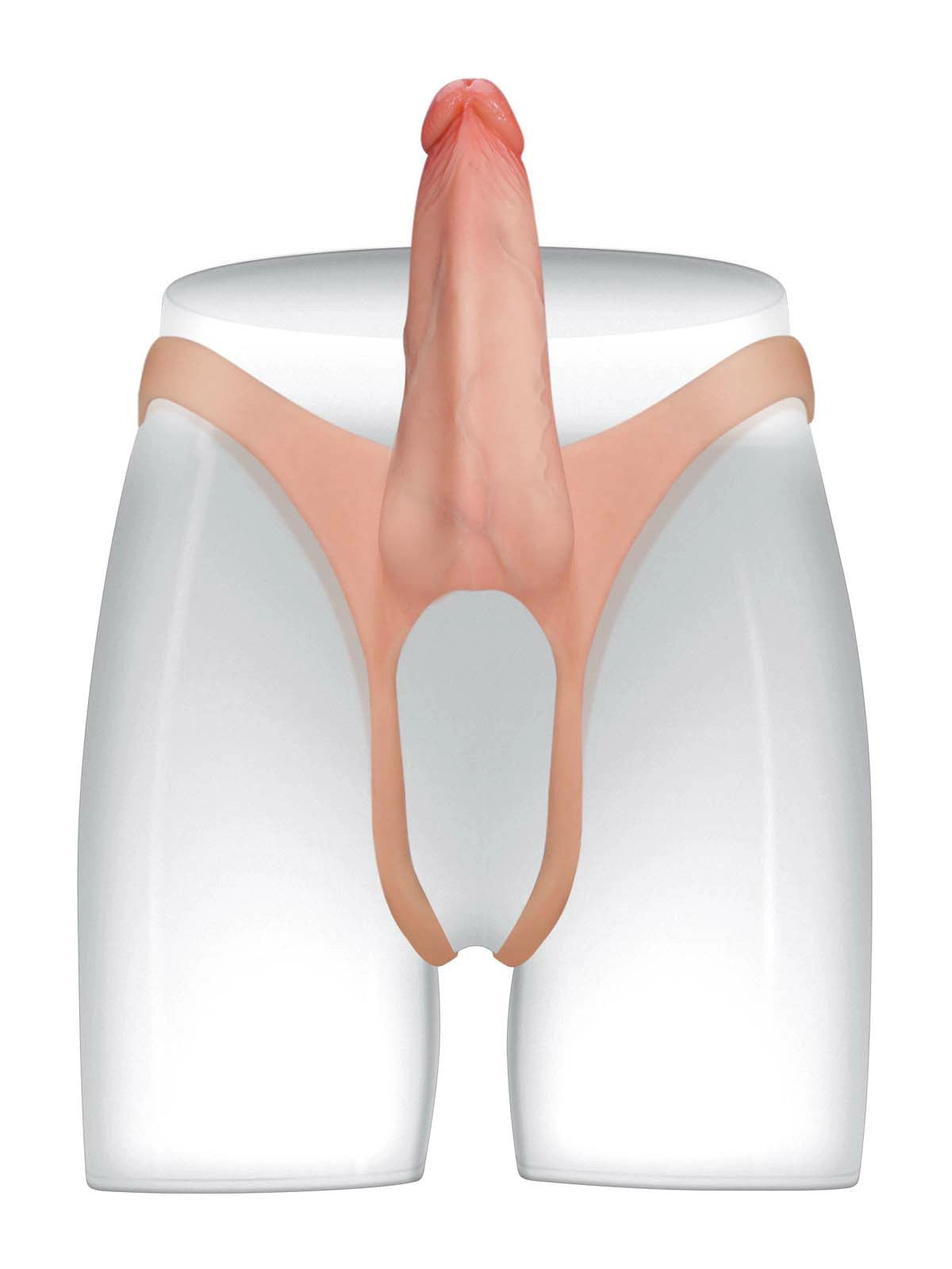 Emberfall - Holle Voorbinddildo (Strap-On) met Verlengend Effect - 19 cm