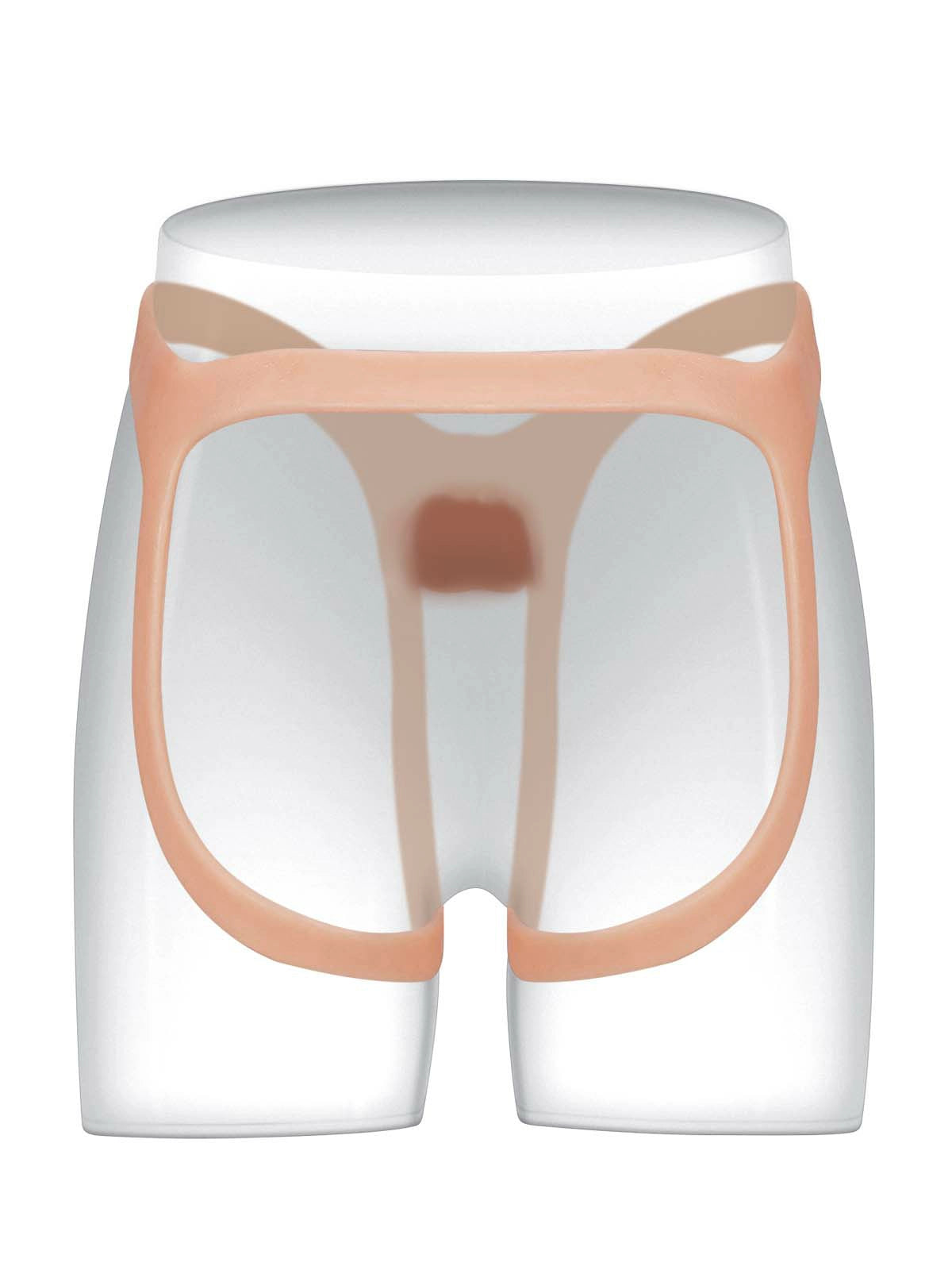 Emberfall - Holle Voorbinddildo (Strap-On) met Verlengend Effect - 19 cm