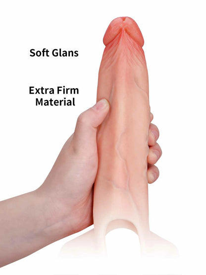 Emberfall - Holle Voorbinddildo (Strap-On) met Verlengend Effect - 19 cm