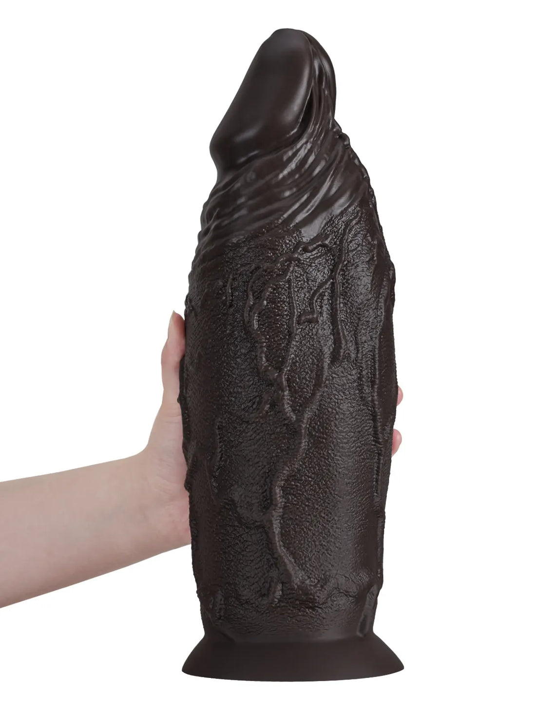 Floris - Grote Dikke Zwarte Extreme Anaal Dildo - 37,5 cm