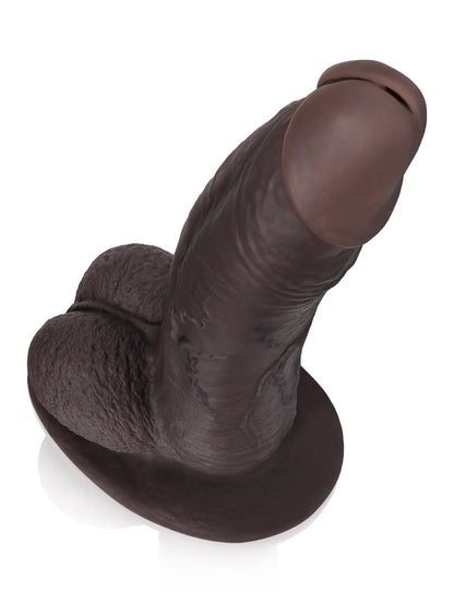Gijs - Extra Grote Zwarte Dildo Met Brede Basis - 27-31 cm Twee Maten
