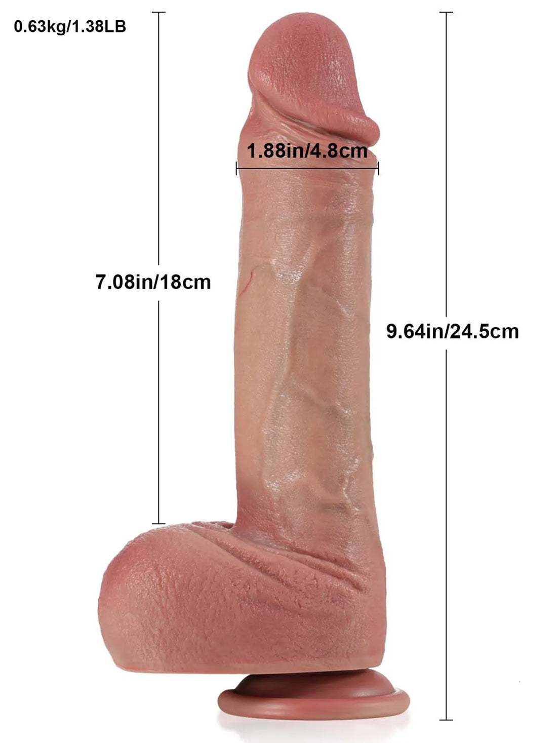 Grote Siliconen Dildo