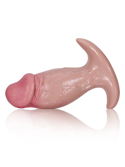 Ivo - Dildo met Buttplug voor Veelzijdig Gebruik - 16,5 &amp; 21,5 cm