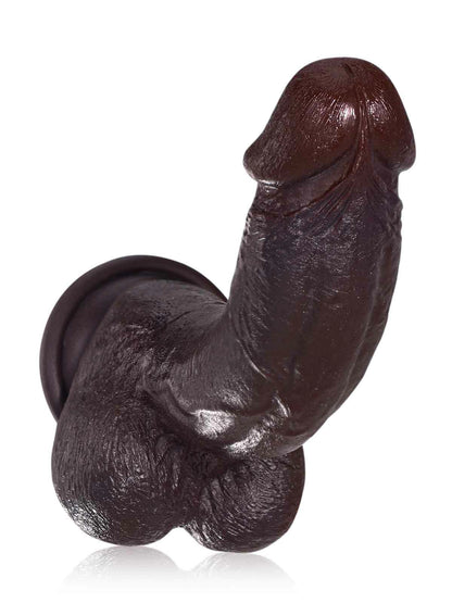 Jake - Slanke Realistische Dildo met Buigbare Metalen Kern - 21 cm