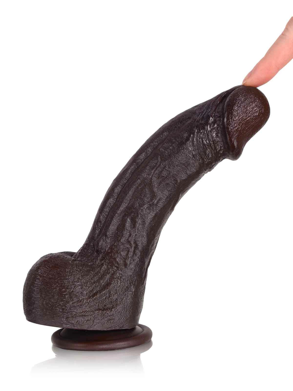 Jake - Slanke Realistische Dildo met Buigbare Metalen Kern - 21 cm