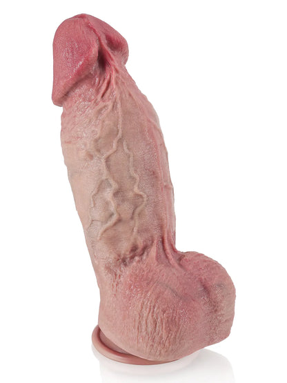 Jens - Extra Dikke Realistische Dildo Met Zuignap - 28 cm