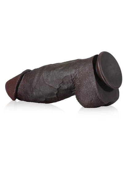 Jens - Extra Dikke Realistische Dildo Met Zuignap - 28 cm
