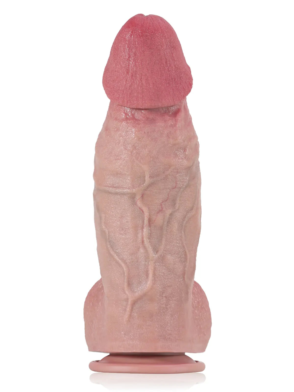 Jens - Extra Dikke Realistische Dildo Met Zuignap - 28 cm