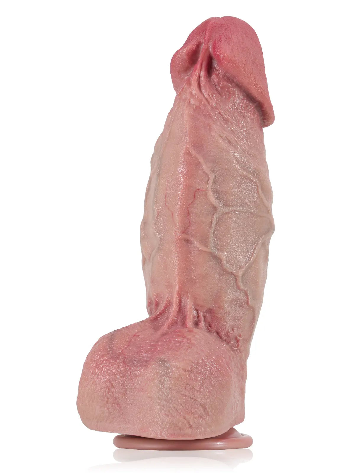 Jens - Extra Dikke Realistische Dildo Met Zuignap - 28 cm