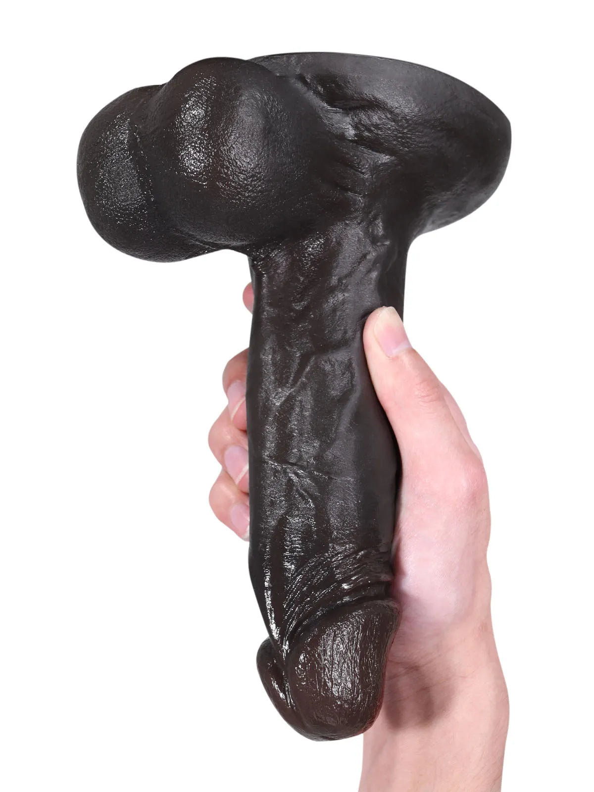John - Realistische Dildo Met Bewegende Balzak - 21 cm