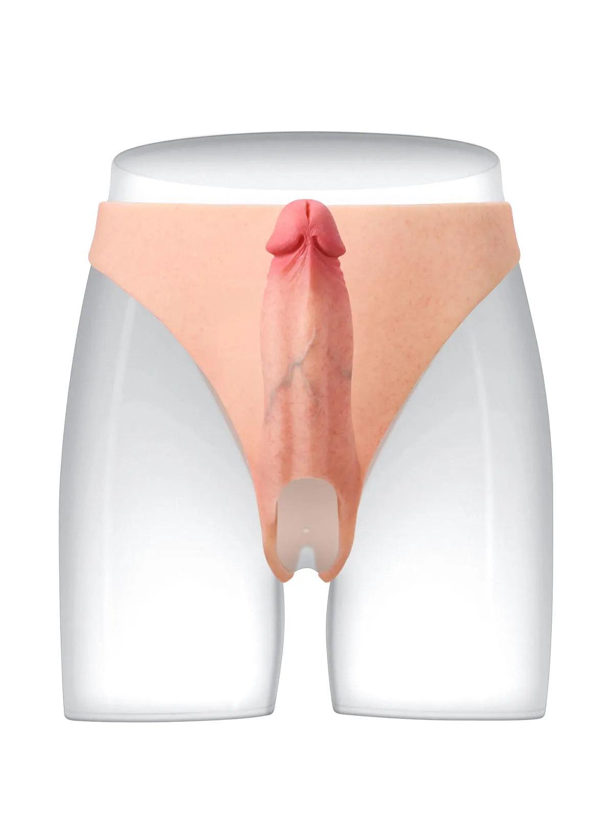 Joost - Draagbare Holle Strap-On Dildo / Penisverlenging - 20 cm