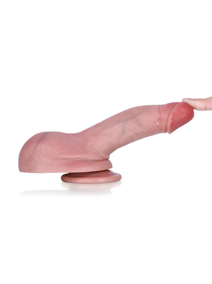 Julian - Realistische Kleine Dildo Met Balzak - 16 cm